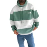 سويت شيرت مضلع - اخضر